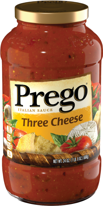 Three Cheese Italian Sauce - Prego Sauce (700x700), Png Download