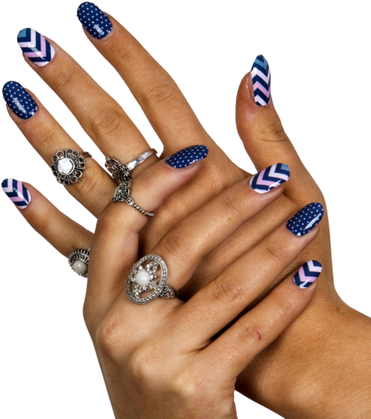 Dinkibelle Dizzy Dots Nail Wraps Lasts Up To 14 Days (640x640), Png Download