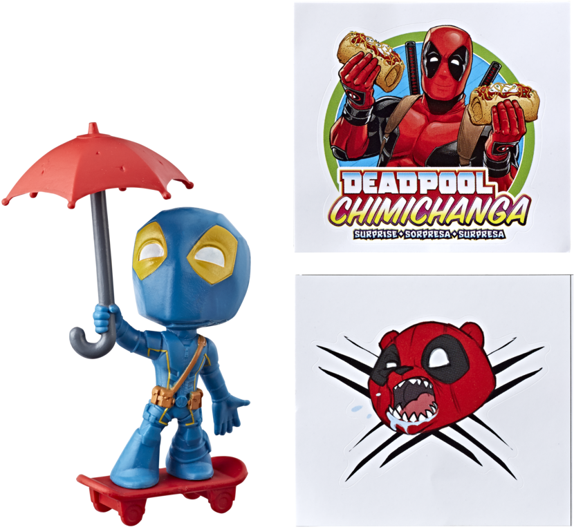 01 Of - Deadpool Chimichanga Blind Bag (900x900), Png Download