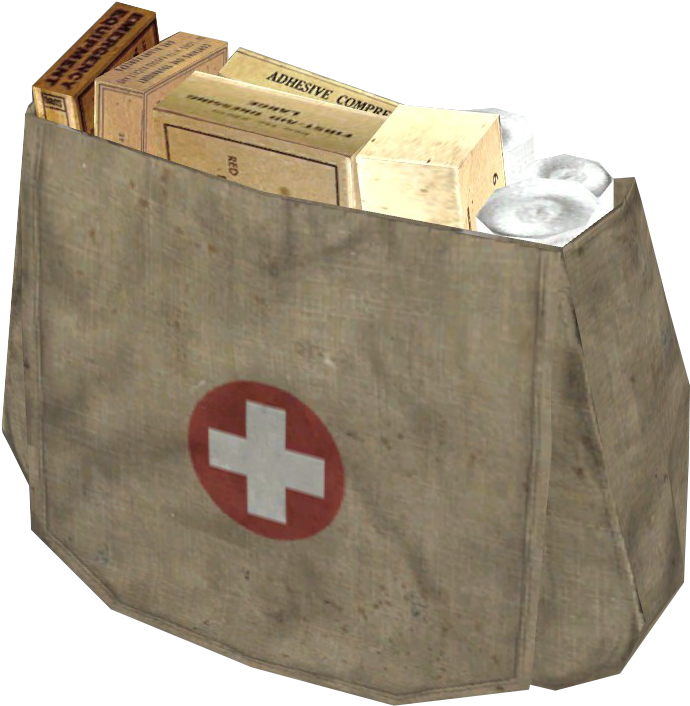 Bag Of Medical Supplies Cod - Call Of Duty Ww2 Medkit (724x718), Png Download