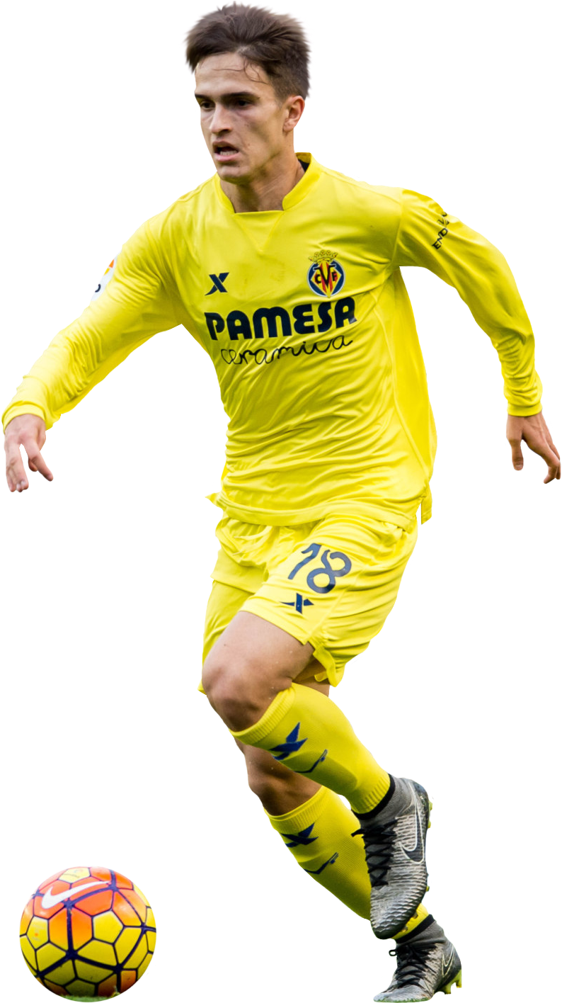 Denis Suarez Villarreal Png (801x1415), Png Download