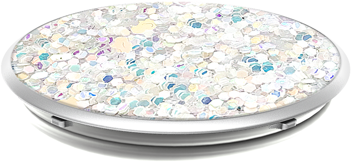 Popsockets Grip Sparkle Snow White - Sparkle Snow White Popsocket (1200x1231), Png Download