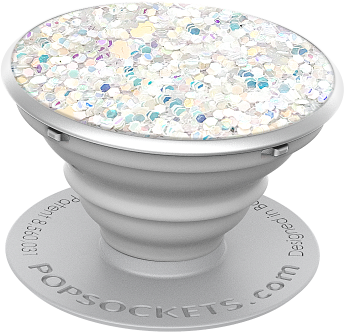 Popsockets Sparkle Snow White - Sparkle Snow White Popsocket (720x684), Png Download
