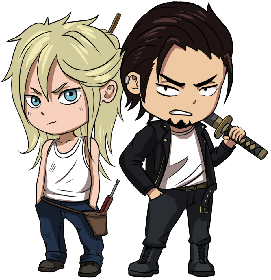 Orochi Chibi Magnets - Magnet (967x1024), Png Download