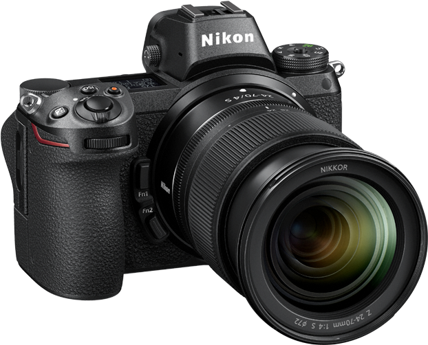 Nikon Z7 Full Frame Mirrorless Camera With 24 70mm - Nikon Z6 (700x595), Png Download
