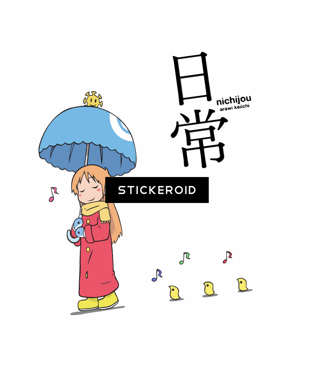 Nichijou Anime Cartoons - Nichijou: My Ordinary Life [book] (1092x1318), Png Download