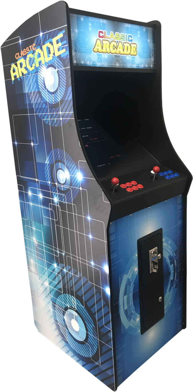 Upright Classic Arcade Machine - Amusement Arcade (1060x1413), Png Download