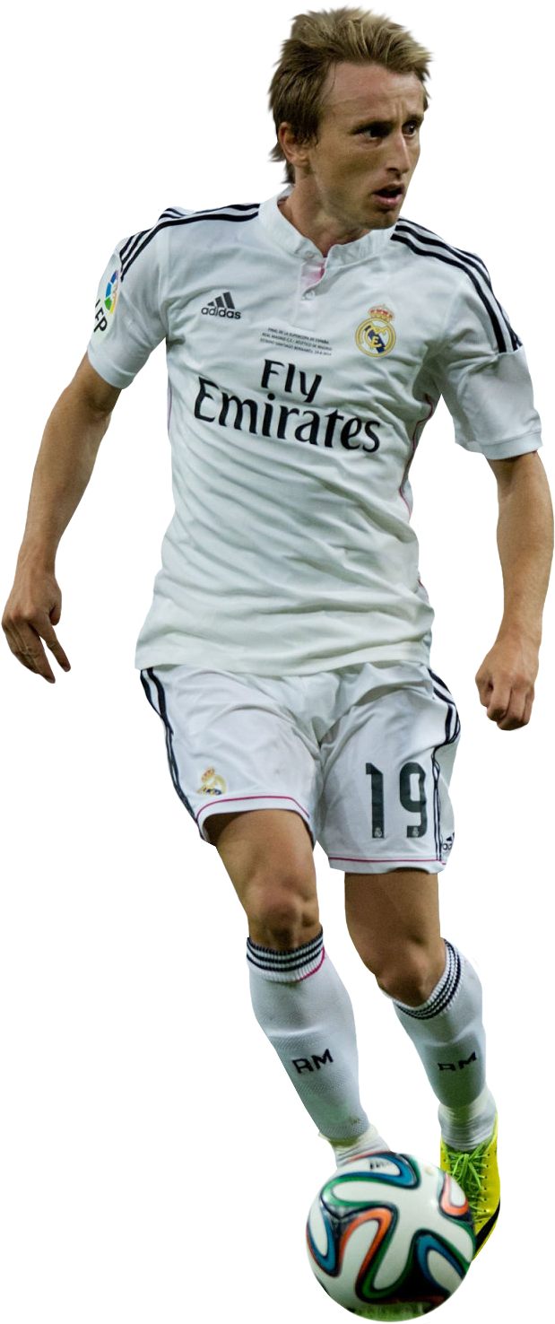 Luka Modric - Real Madrid C.f. (628x1479), Png Download