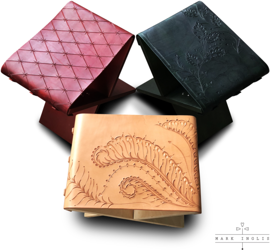 Beech Wood & Hand Carved Leather - Plywood (593x600), Png Download