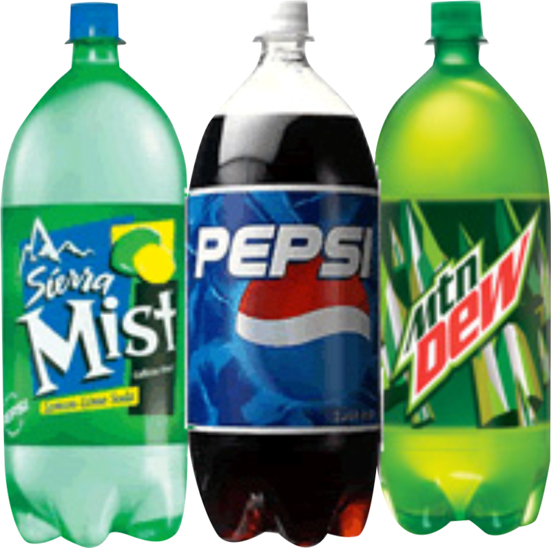 Uncle Joe's Market & Bakery, Cakes, Fruit, Party Trays - Mountain Dew - 2 L Bottle (800x795), Png Download