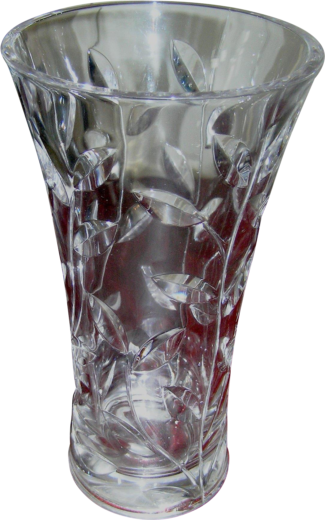 Brilliant Cut Glass Vase For Long Stemmed Flowers, - Premier Decorative And Antique Vase, Clear Glass (1727x1727), Png Download
