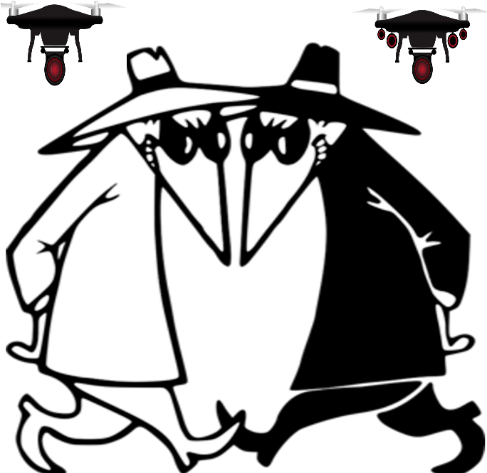 Good Vs Bad - Mad Spy Vs Spy (683x727), Png Download