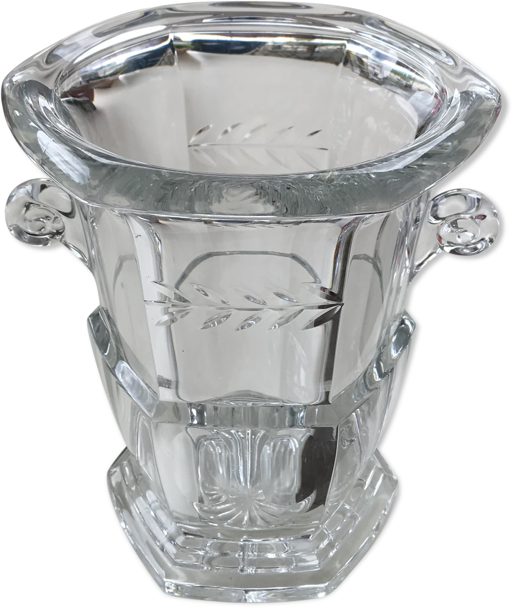 Crystal Champagne Bucket - Vase (1457x1457), Png Download