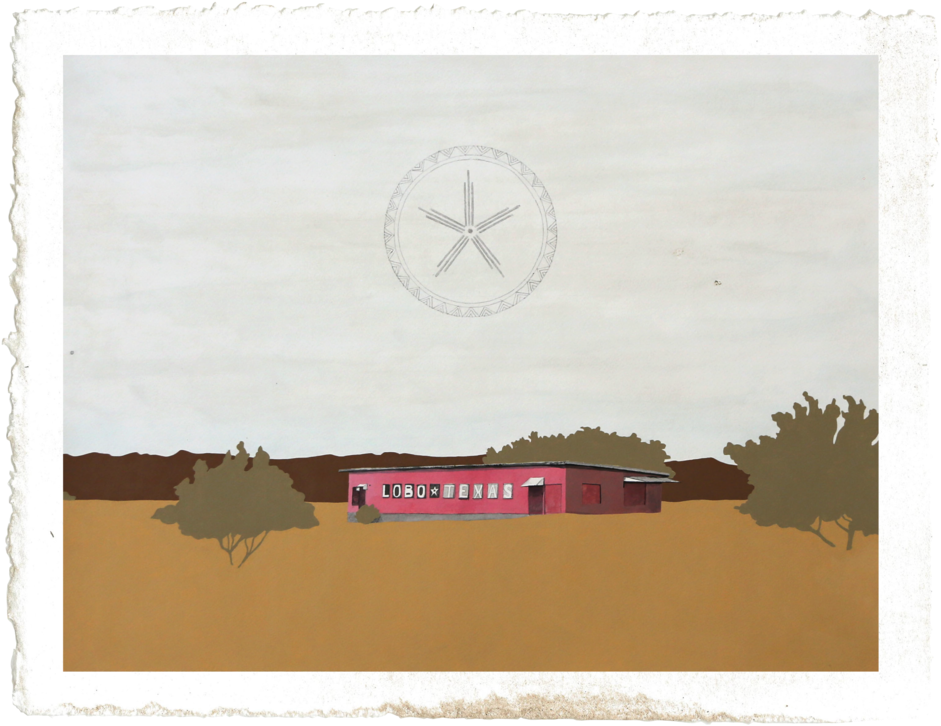 Jamesmcclung Lowland The Lonely Love Is A Lone Star - Wolf (1000x800), Png Download