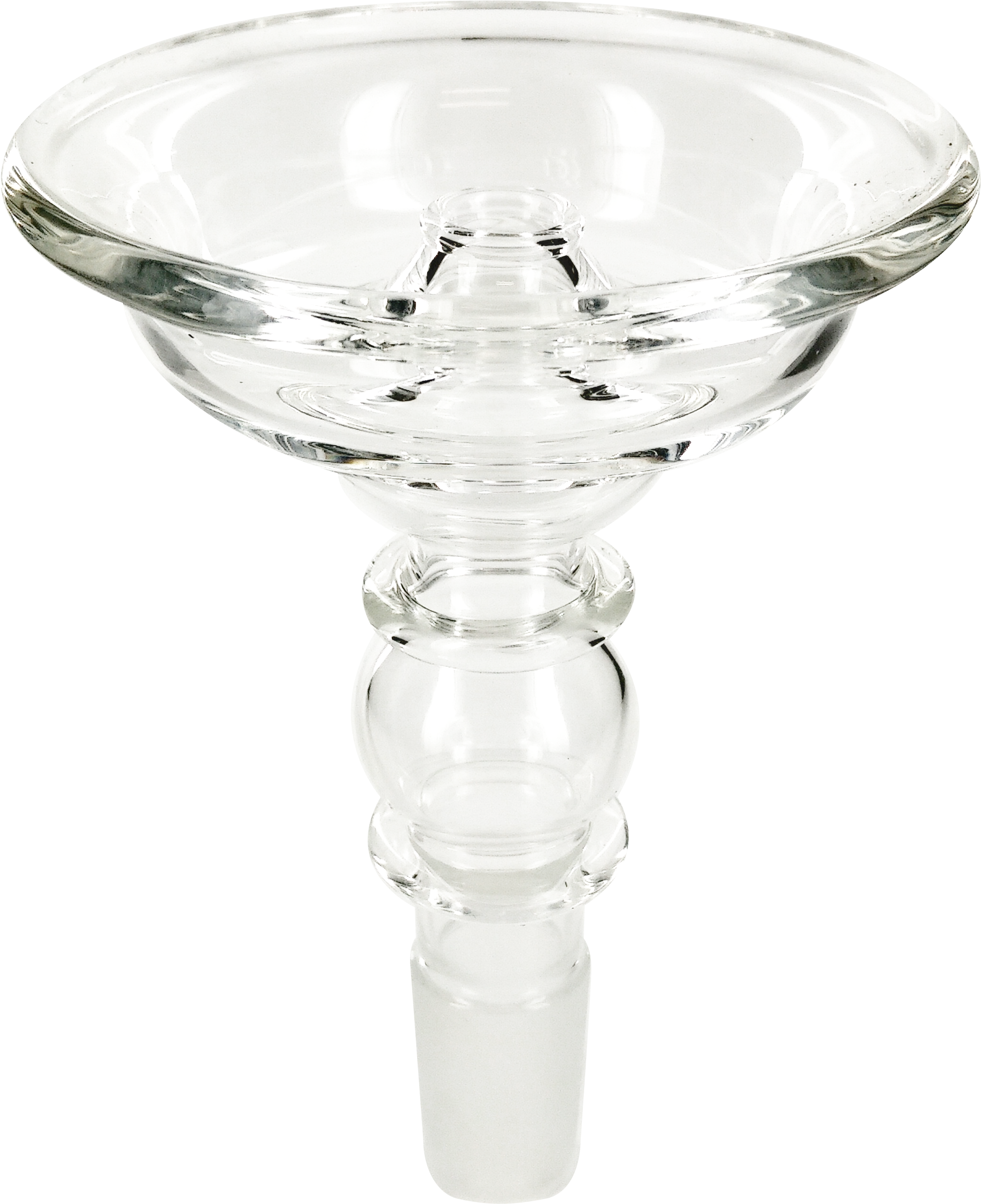 Lavoo Male-fitting Glass Funnel Bowl - Glass (3040x3040), Png Download