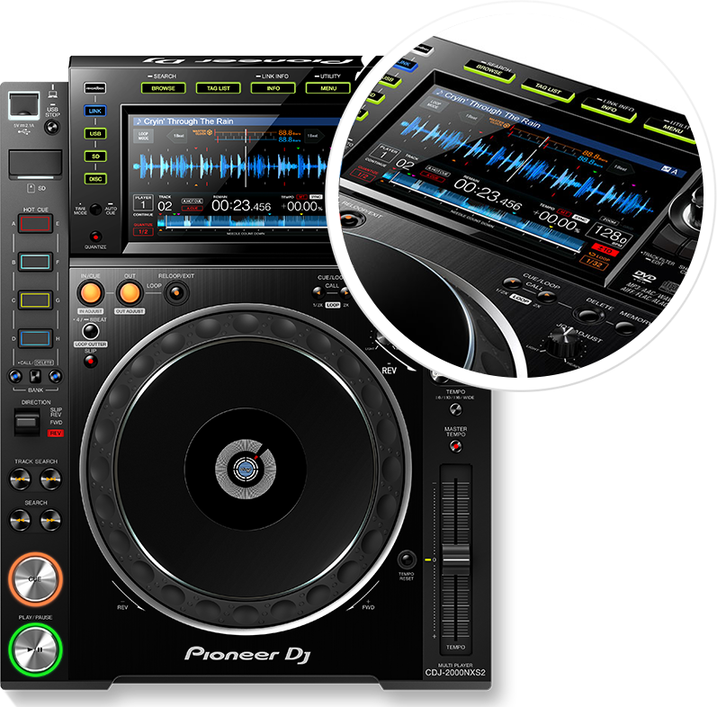 Plx-500 - Pioneer Cdj-2000nxs2 Pro-dj Multi-player (797x786), Png Download