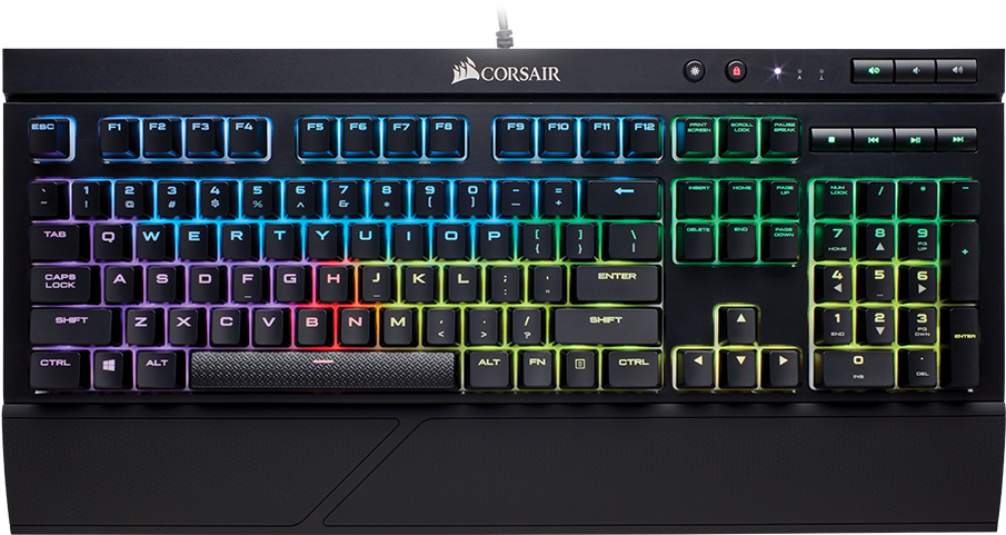 *tested Up To Ip32 For Dust And Water Resistance - Corsair K68 Rgb Mechanical Gaming Keyboard (1211x519), Png Download