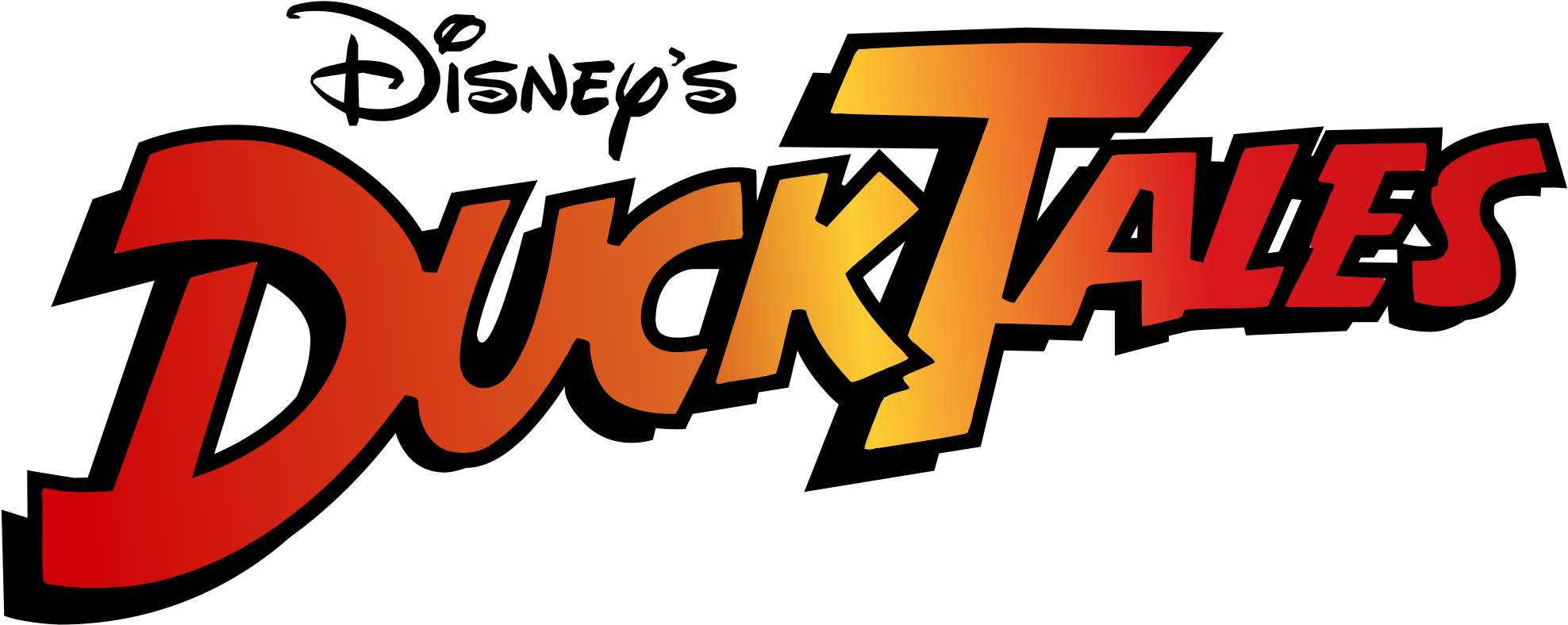 File Ducktaleslogo Svg Wikimedia - Ducktales Logo Png (2000x825), Png Download