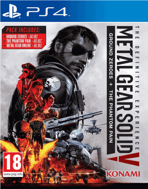 Metal Gear Solid V The Definitive Experience - Metal Gear Solid Ps4 (552x700), Png Download