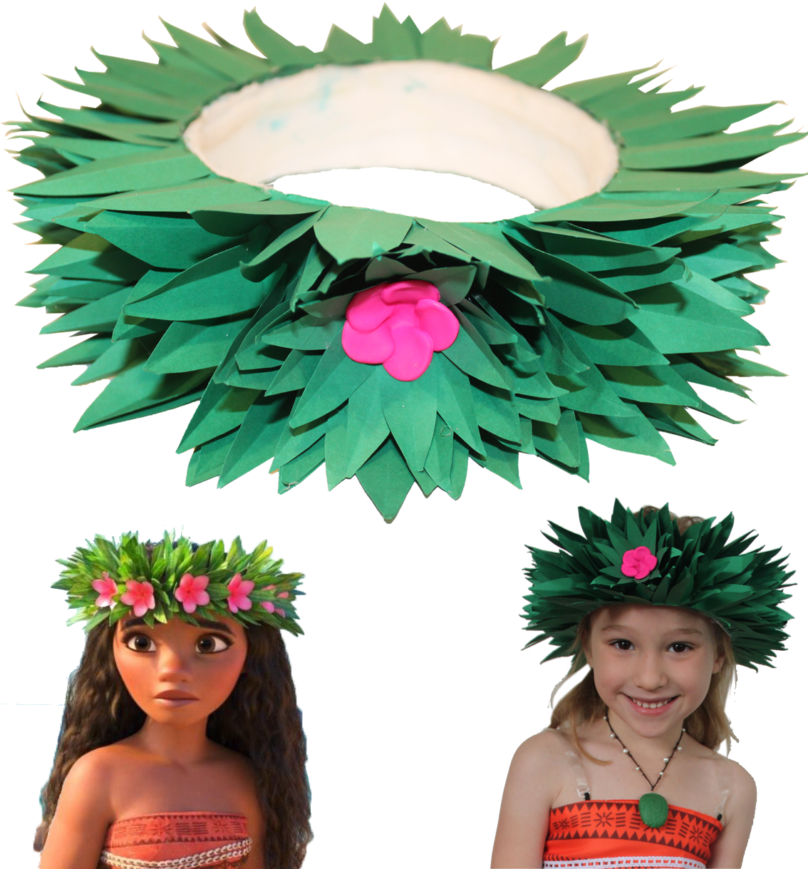 Moana Flower Crown - (6+) Моана (blu-ray 3d + 2d) (1134x1219), Png Download