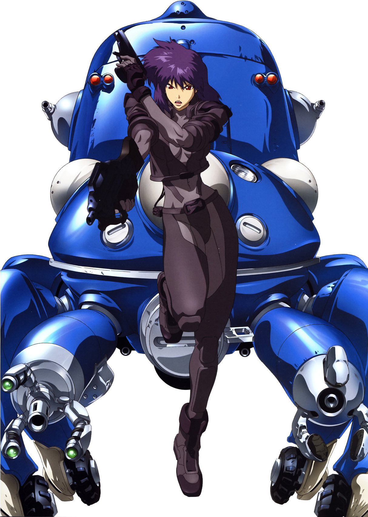 Motoko Kusanagi Sac - Ghost In The Shell Tachikoma Na Hibi (1213x1746), Png Download