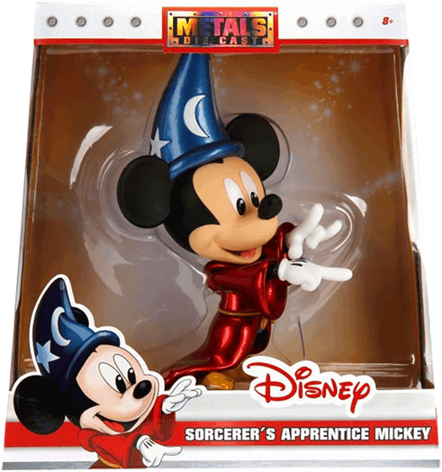 1 Of - Metal Figs Mickey Sorcerer (600x600), Png Download