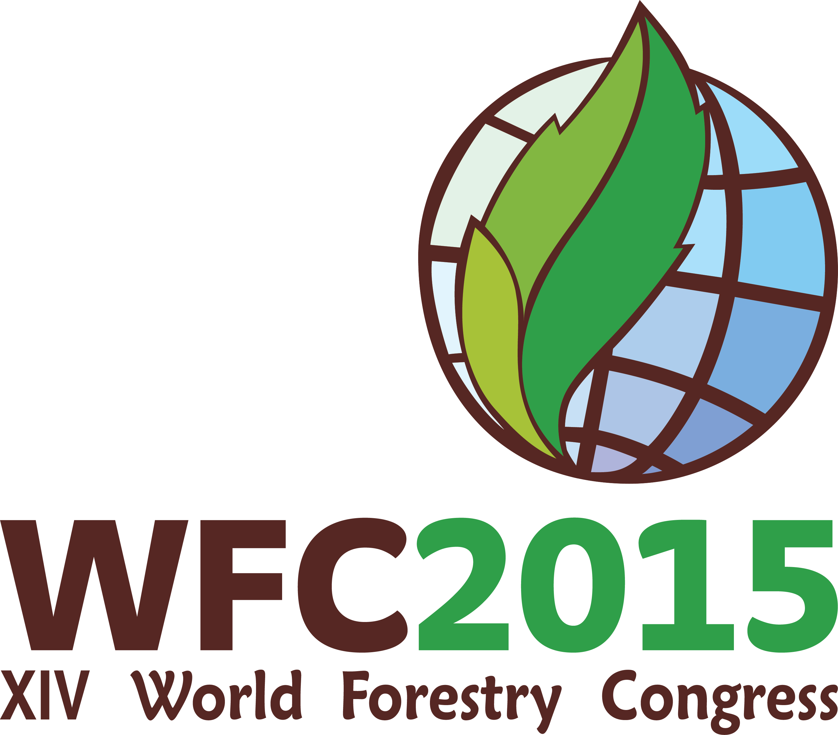 Logo Wfcxiv En-simple1 - World Forestry Congress (2914x2556), Png Download