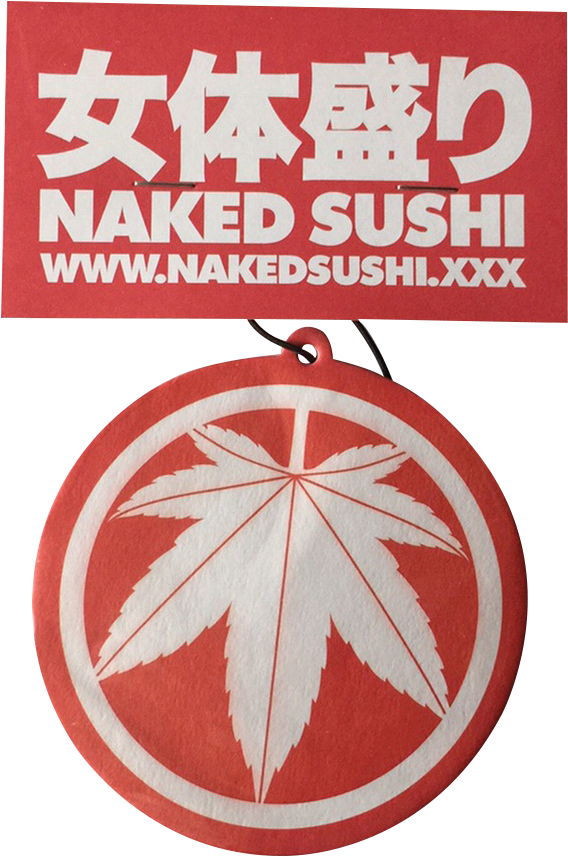 Naked Sushi Freshener - Naked Sushi Clothing Logo (1000x1000), Png Download