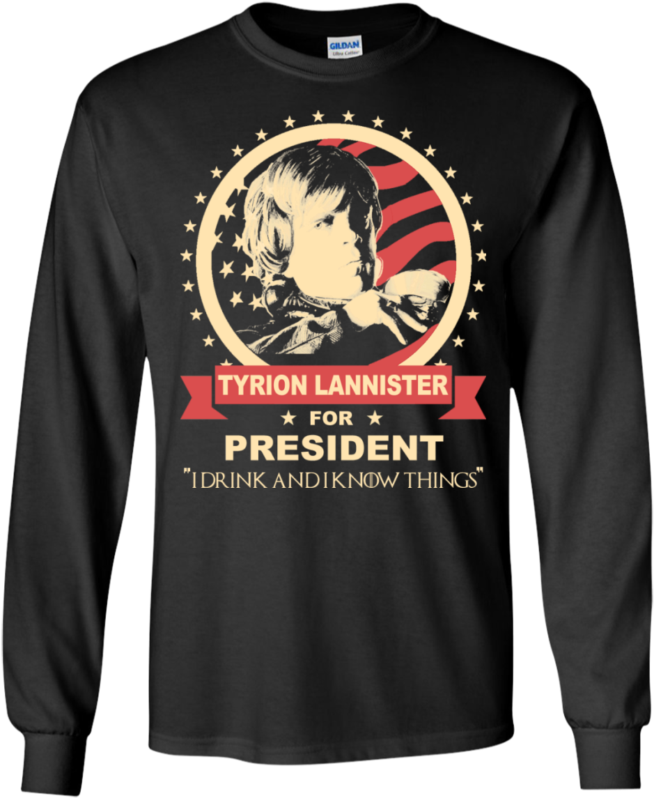 Tyrion Lannister For President - Mac Demarco Sweatshirts (1155x1155), Png Download
