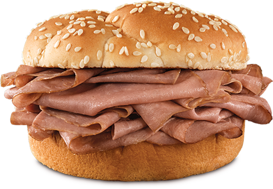 Classic Famous Grass-fed Roast Beef - Arbys Sandwich (1000x720), Png Download