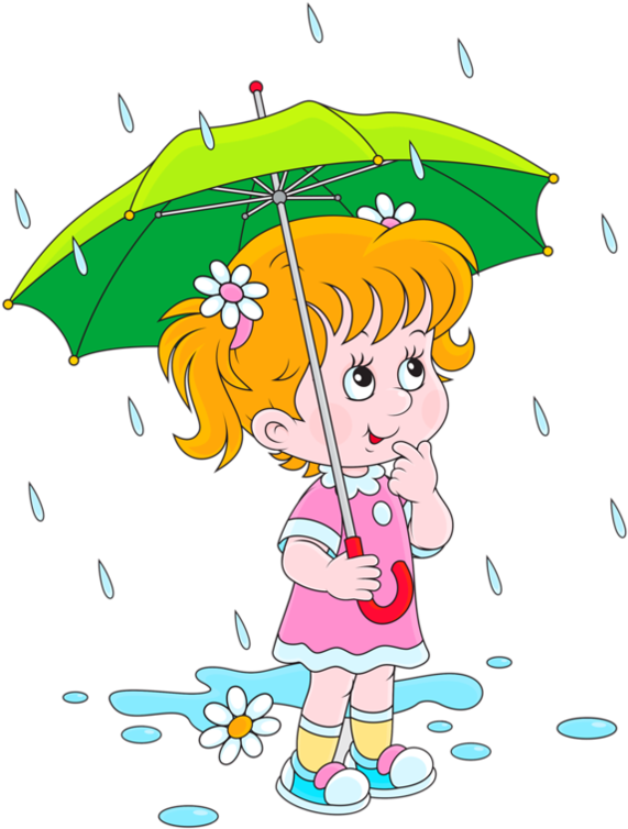 Rain Drop Clipart Money Clipart Hatenylo - Playing In The Rain Clipart (600x796), Png Download