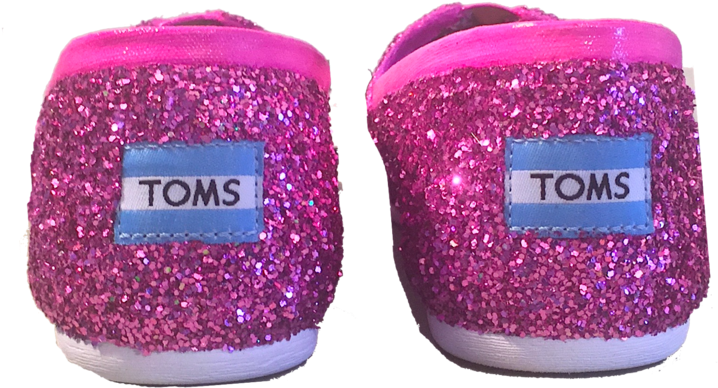 Womens Sparkly Glitter Toms Flats Shoes Bridal Bride - Nail Polish (1024x929), Png Download