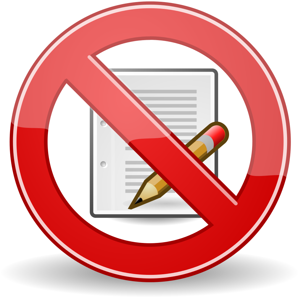 File - No Essay - Svg - Editing Clipart (1024x1024), Png Download