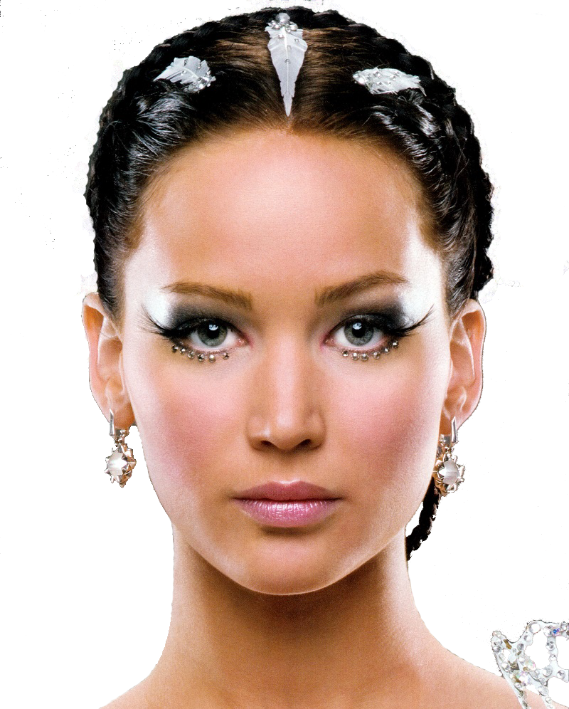 Movie Madness This November - Katniss Everdeen Makeup (800x996), Png Download