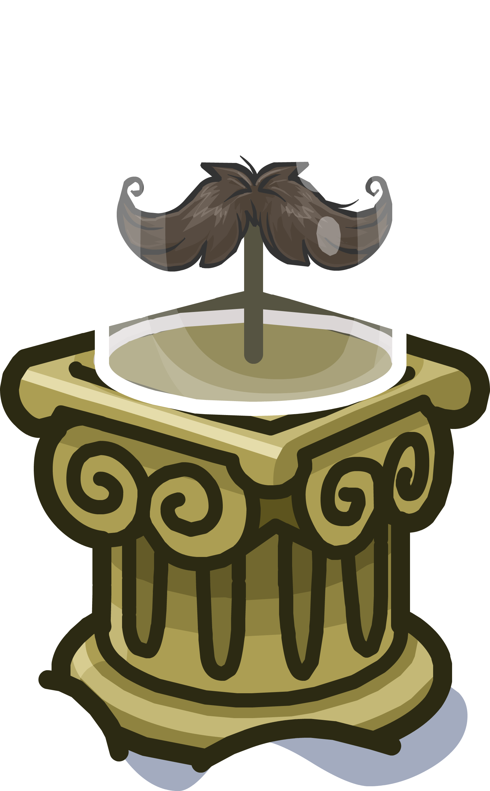 Mustache Madness Stands Curly Mustache - Moustache (1654x2670), Png Download