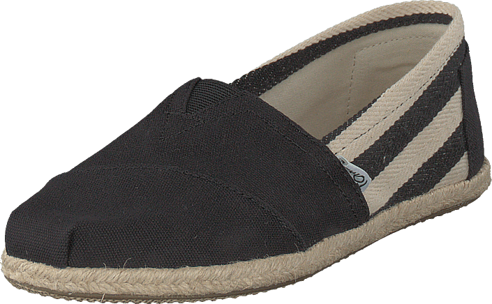 Alpargata Black University Classic - Slip-on Shoe (705x436), Png Download