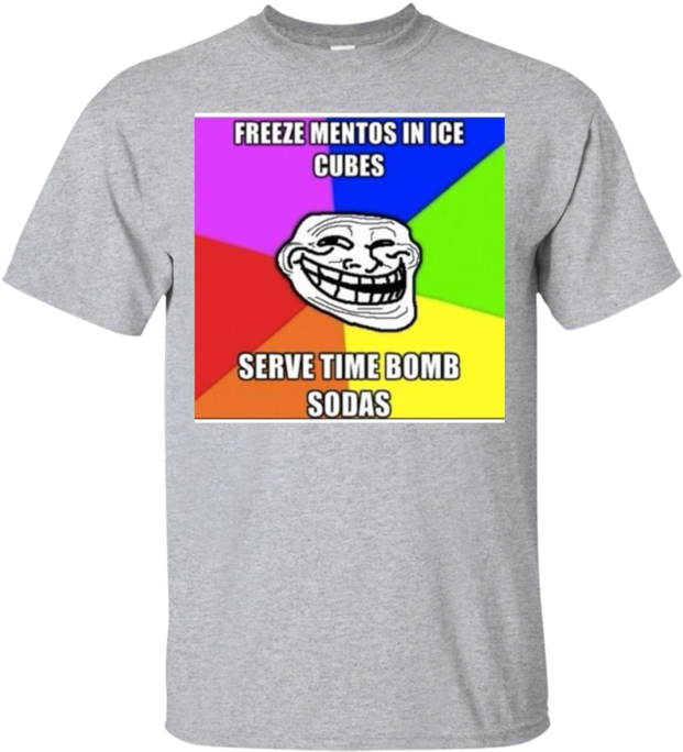 Mentos - Freeze Bombs - Reading Is My Thing Shirt (690x690), Png Download