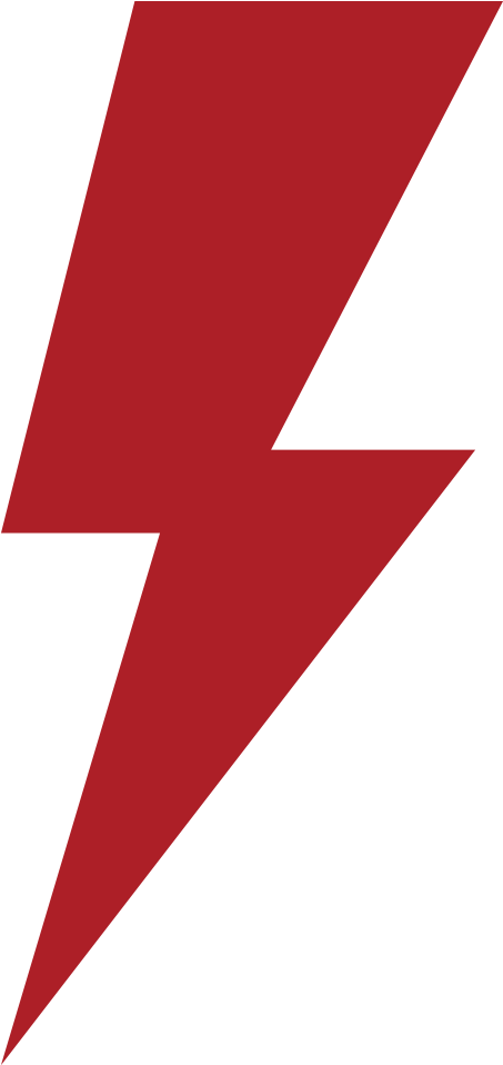 Power Systems - David Bowie Lightning Bolt Outline (1000x1000), Png Download