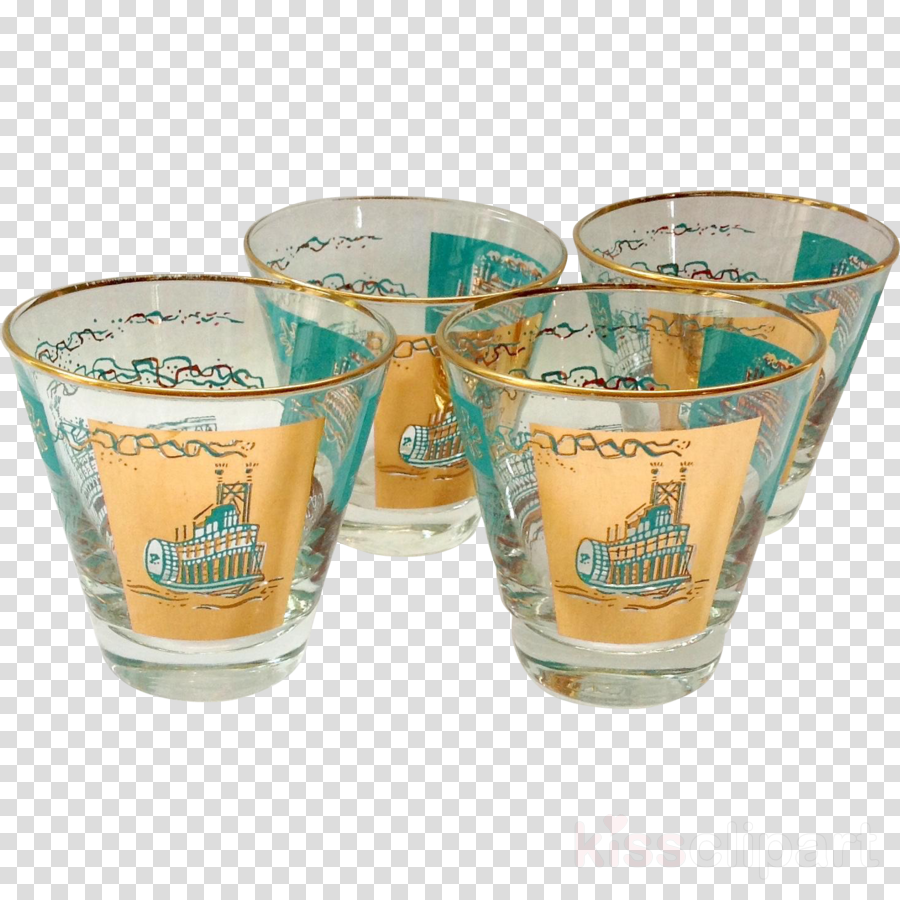 Gold Clipart Old Fashioned Glass Table-glass - Pint Glass (900x900), Png Download