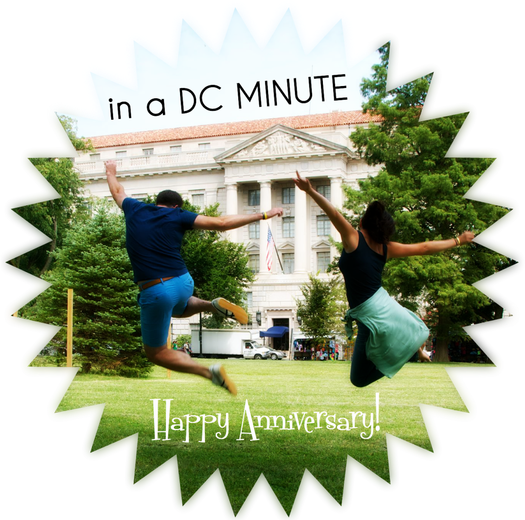 Happy 1st Anniversary, Dc Minute - Can We Make Of Cardboard Circles (1080x1064), Png Download