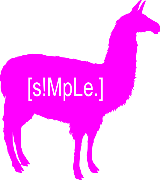 Llama Alpaca Silhouette Clip Art - Llama Clipart Png (534x599), Png Download
