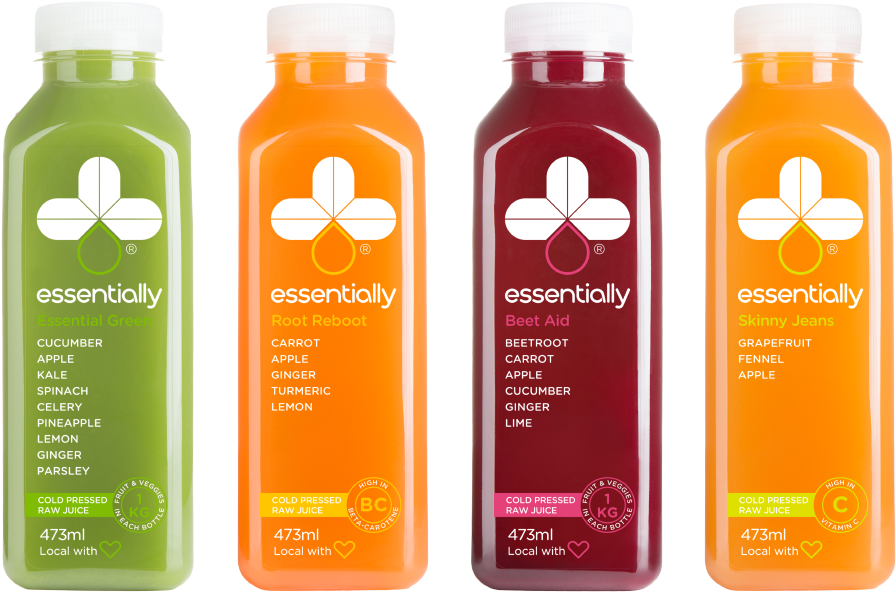 Juice Pack - Glow Getter - Cold-pressed Juice (959x626), Png Download