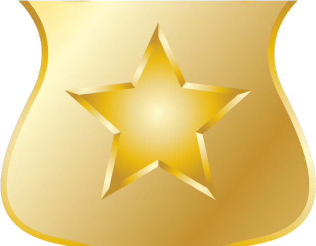 Police Line Flag Clipart Police Badge - Placas De Policia Para Niños (640x480), Png Download