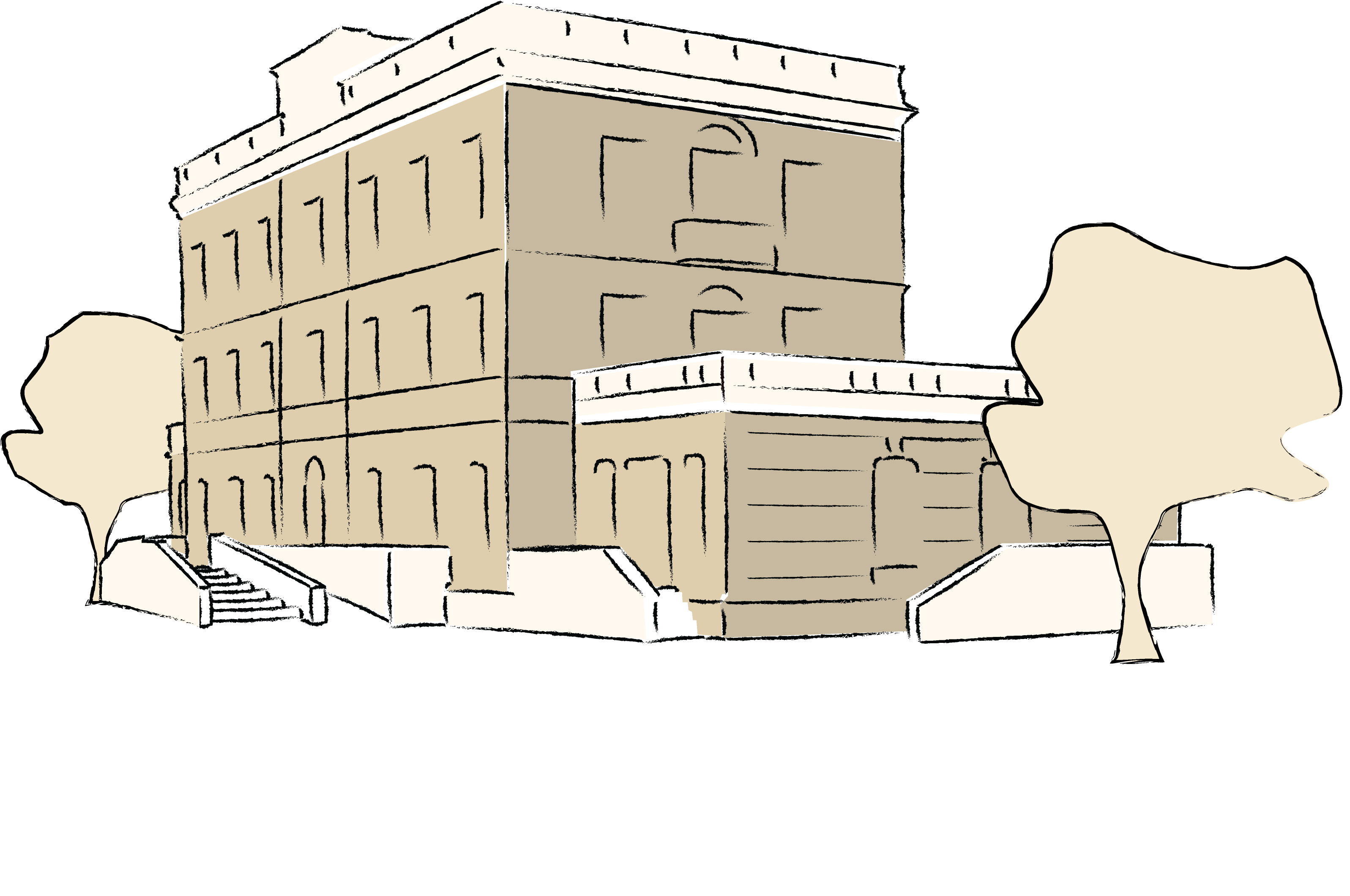 Villa Contessina - Sofa Bed (3361x2514), Png Download