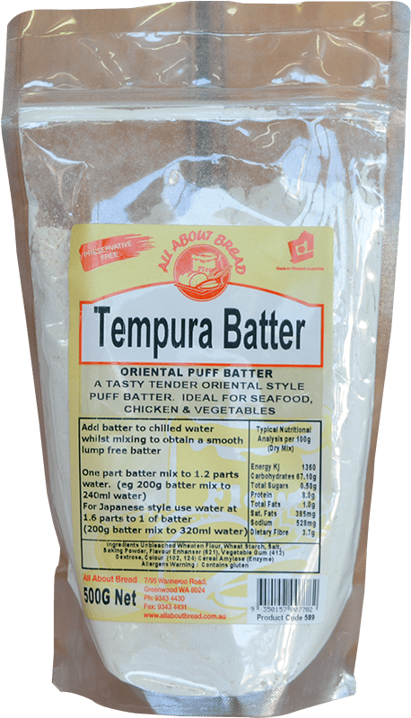 All About Bread Tempura Batter 450g - Batter (800x800), Png Download
