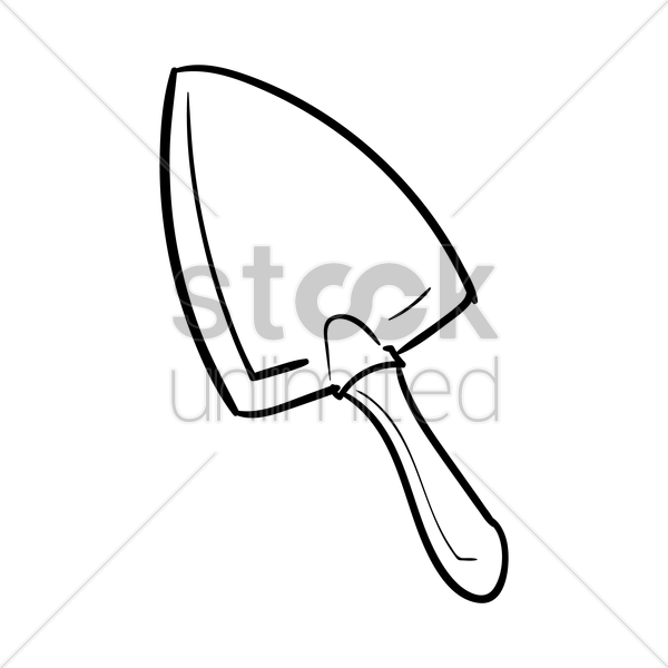 Trowel Vector Concrete Clip Free Download - Vector Graphics (600x600), Png Download