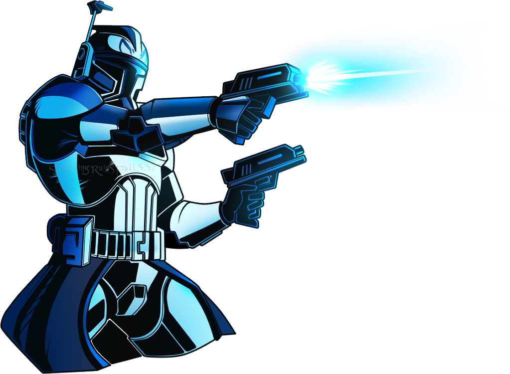 Captain Rex Clone Wars Fa By *ninjakato - Star Wars (1023x750), Png Download