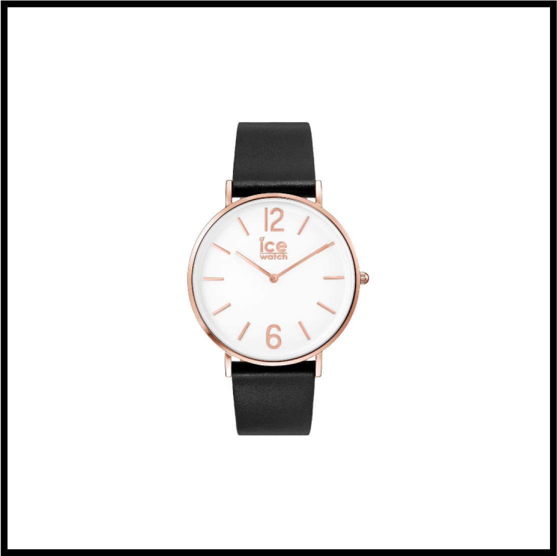 City Tanner - Black Rose-gold - Medium - 2h Size M - Ice Watch Ice-city Tanner Ct.brg.41.l.16 (1200x1200), Png Download