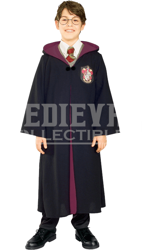 Child's Deluxe Harry Potter Robe From Harry Potter - Disfraz De Harry Potter (842x842), Png Download
