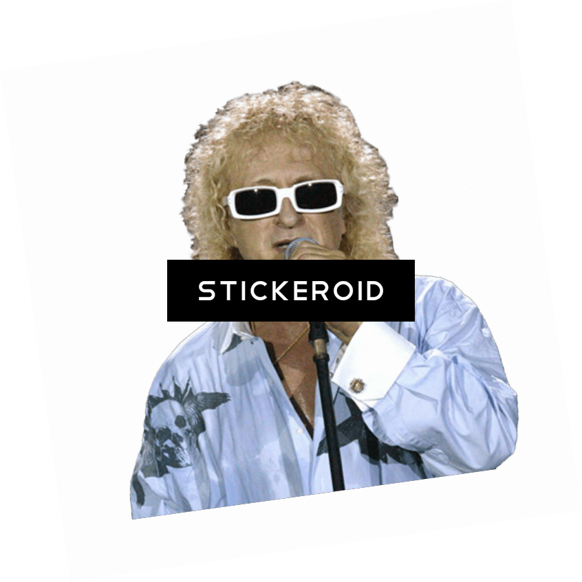 Michel Polnareff Singing - Senior Citizen (846x847), Png Download